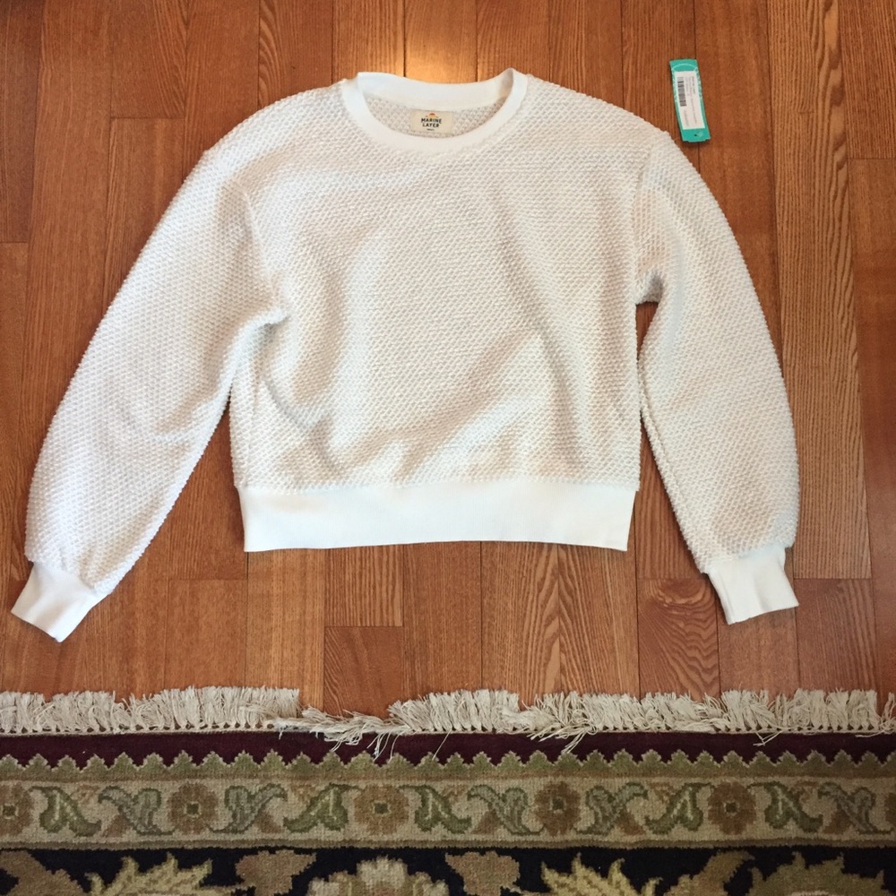 Marine Layer Birds Eye Tanisha Sweatshirt - Picture 7 of 15